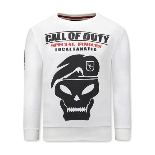 Sweater Local Fanatic Print Call Of Duty