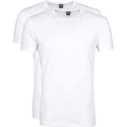 T-shirt Suitable T-shirt Wit O-hals Ota 2-Pack