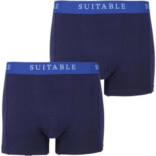 Boxers Suitable Bamboe Boxershorts 2-Pack Navy