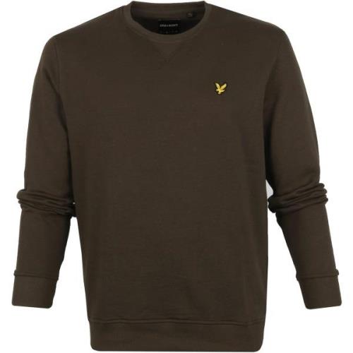 Sweater Lyle And Scott Lyle Scott Trui Olive