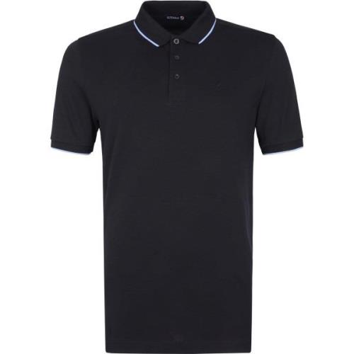 T-shirt Suitable Polo Tip Ferry Navy Blauw