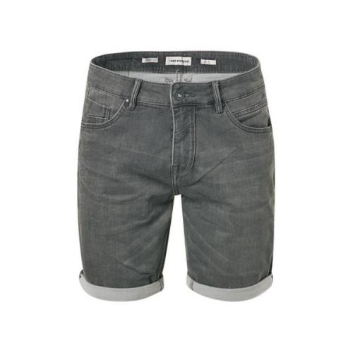 Broek No Excess Short Jog Denim Grijs