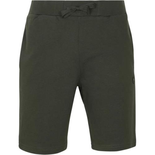 Broek Knowledge Cotton Apparel Teak Sweat Shorts Donkergroen