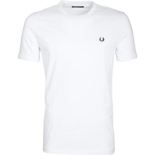 T-shirt Fred Perry Ringer T-Shirt Wit