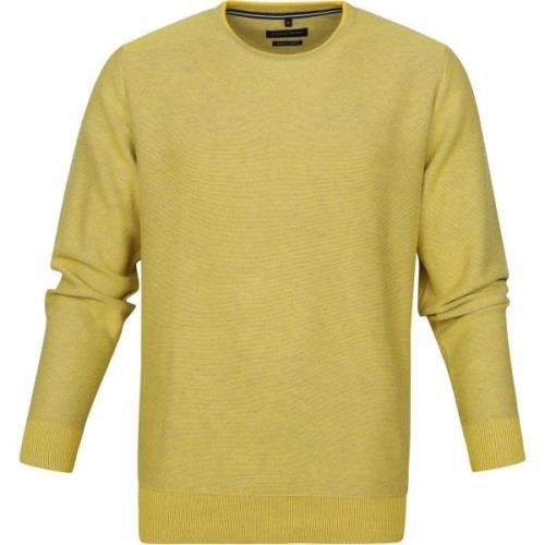 Sweater Casa Moda Pullover O-Hals Geel