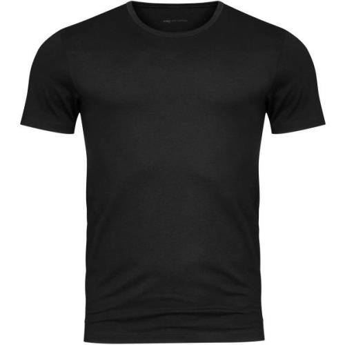 T-shirt Mey Dry Cotton O-hals T-shirt Zwart