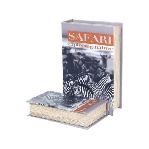 Manden en dozen Signes Grimalt Safari Zebra 2U Boekenboxen