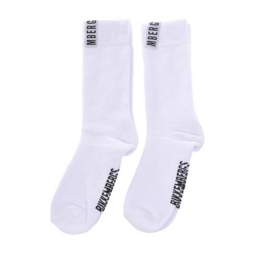 High socks Bikkembergs BK007-WHITE