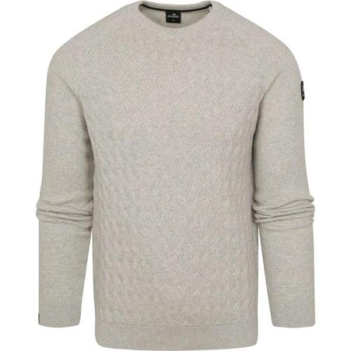 Sweater Vanguard Pullover Structuur Grijs
