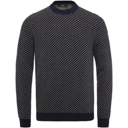 Sweater Vanguard Pullover Wol Donkerblauw