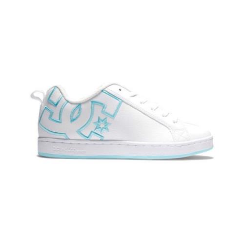 Sneakers DC Shoes Court graffik 300678 WHITE/WHITE/BLUE (XWWB)