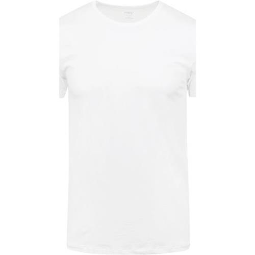 T-shirt Mey Dry Cotton O-hals T-shirt Wit