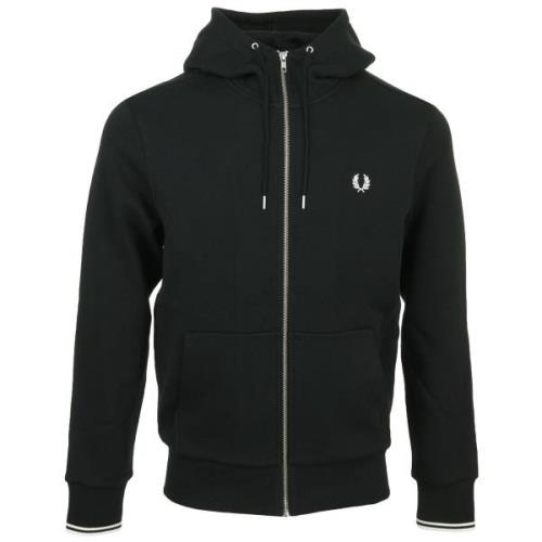 Trainingsjack Fred Perry Hooded Zip through Sweatshirt