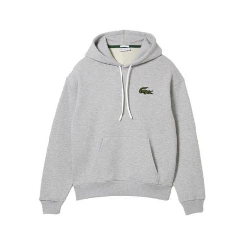 Sweater Lacoste Unisex Loose Fit Hoodie - Gris