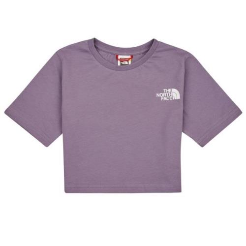 T-shirt Korte Mouw The North Face Girl?s S/S Crop Simple Dome Tee