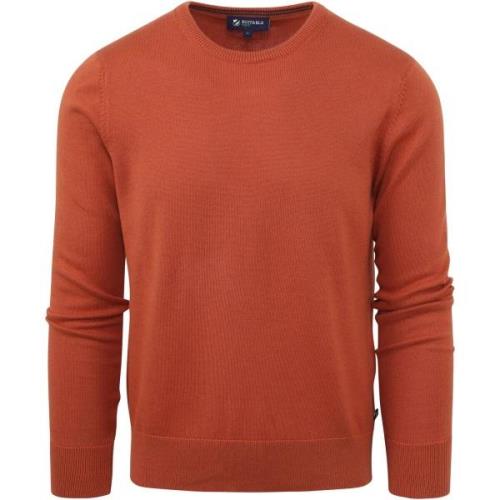 Sweater Suitable Respect Oinix Pullover O-Hals Oranje