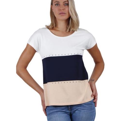 Blouse Admas T-shirt met korte mouwen Tricolor