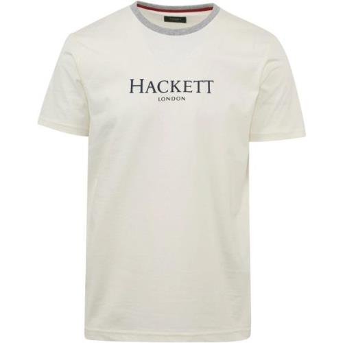 T-shirt Hackett T-Shirt Logo Ecru