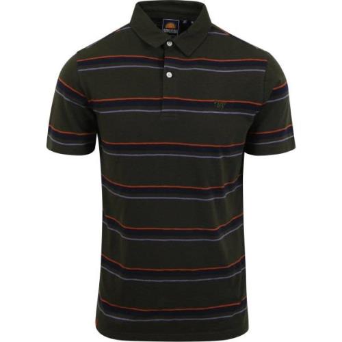 T-shirt Superdry Polo Jersey Donkergroen