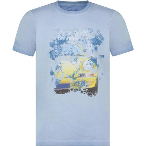 T-shirt State Of Art T-Shirt Print Blauw