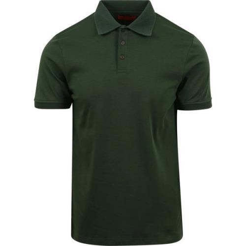 T-shirt Suitable Liquid Polo Donkergroen