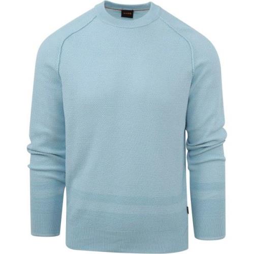 Sweater BOSS Pullover Apok Lichtblauw