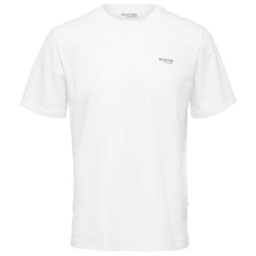 T-shirt Korte Mouw Selected Aspen Logo Tee