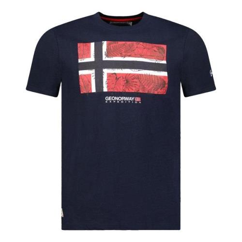 T-shirt Korte Mouw Geographical Norway SW1239HGNO-NAVY