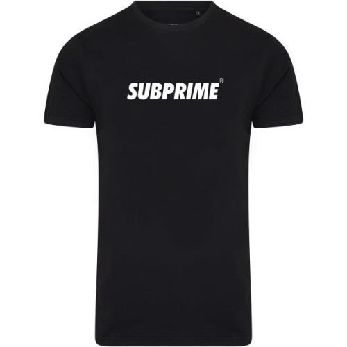 T-shirt Korte Mouw Subprime Shirt Basic Black