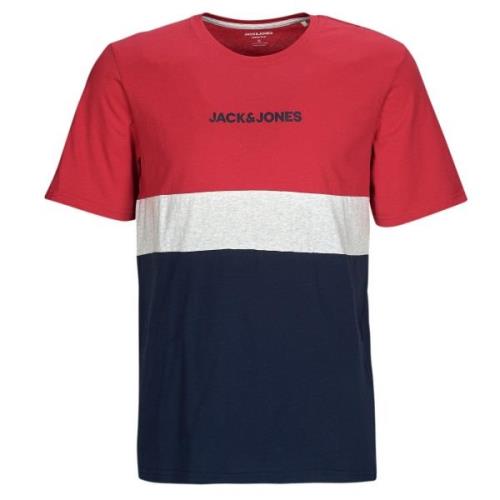T-shirt Korte Mouw Jack &amp; Jones JJEREID BLOCKING TEE SS