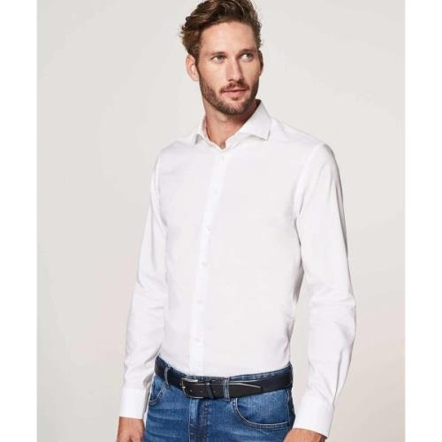 Overhemd Lange Mouw Profuomo Slim Fit Overhemd Cutaway