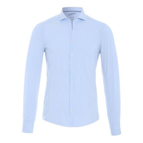Overhemd Lange Mouw Pure H.Tico The Functional Shirt Strepen Blauw