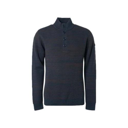 Sweater No Excess Mocker Trui Navy Melange