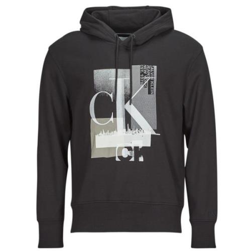 Sweater Calvin Klein Jeans CONNECTED LAYER LANDSCAPE HOODIE