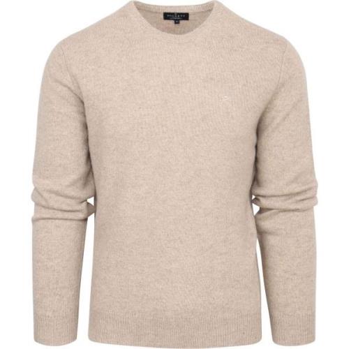 Sweater Hackett Pullover Wol Beige