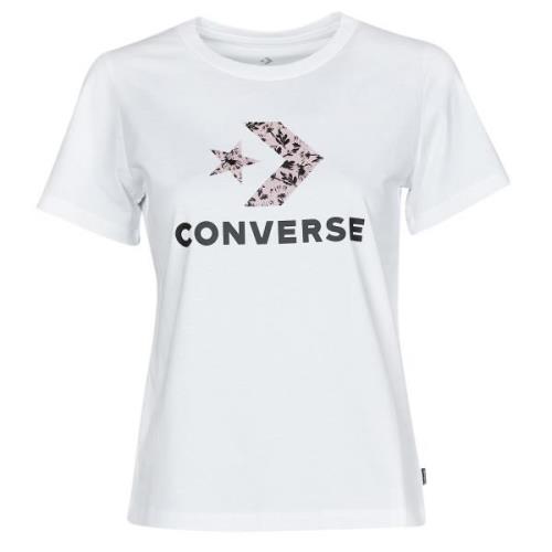 T-shirt Korte Mouw Converse STAR CHEVRON HYBRID FLOWER INFILL CLASSIC ...