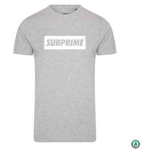 T-shirt Korte Mouw Subprime Shirt Block Grey