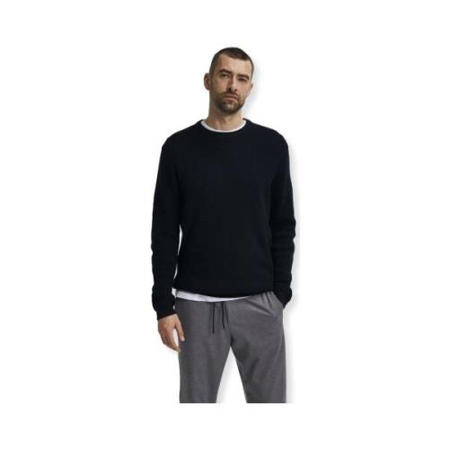 Trui Selected Noos Rocks Knit L/S - Black