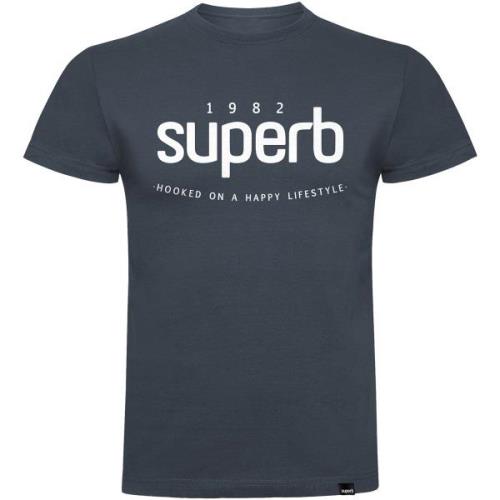 T-shirt Korte Mouw Superb 1982 3000-BLUE