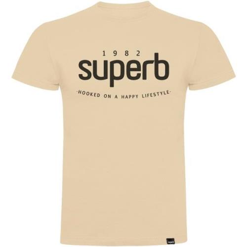 T-shirt Korte Mouw Superb 1982 3000-CREAM