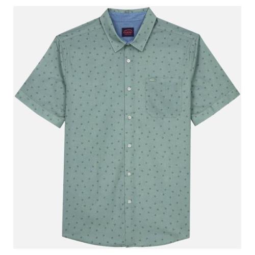 Overhemd Lange Mouw Oxbow Overhemd met korte mouwen in microprint CHAK...
