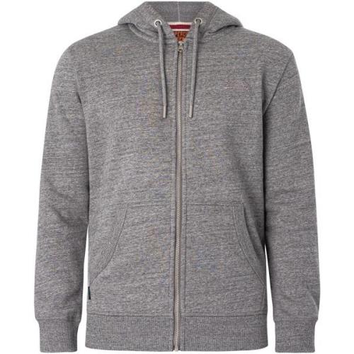 Sweater Superdry Essentiële hoodie met logorits