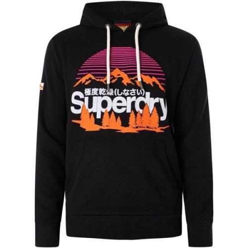 Sweater Superdry Geweldige grafische hoodie met capuchon voor buiten