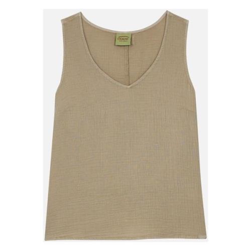 T-shirt Korte Mouw Oxbow Gewassen katoenen tanktop CALLUMA