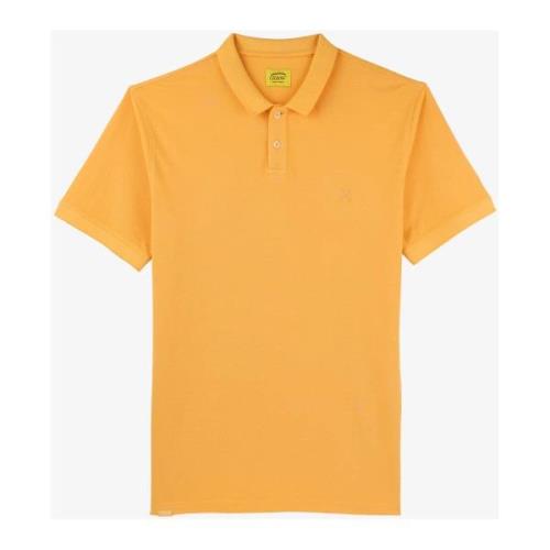 Polo Shirt Korte Mouw Oxbow Overdyed piquépoloshirt met korte mouwen N...