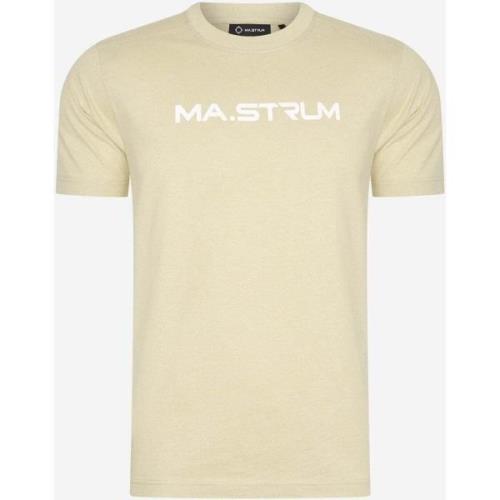 T-shirt Ma.strum Chest print tee