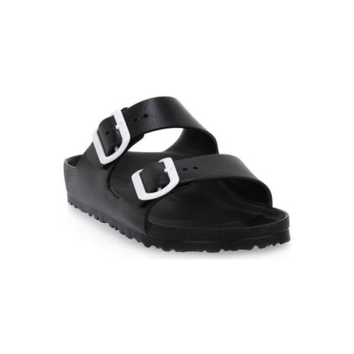 Slippers Birkenstock ARIZONA EVA BLACK WHITE CALZ S