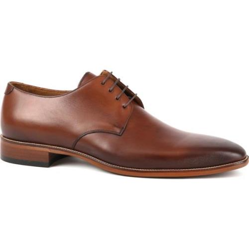 Mocassins Suitable Leren Herenschoen Donkercognac