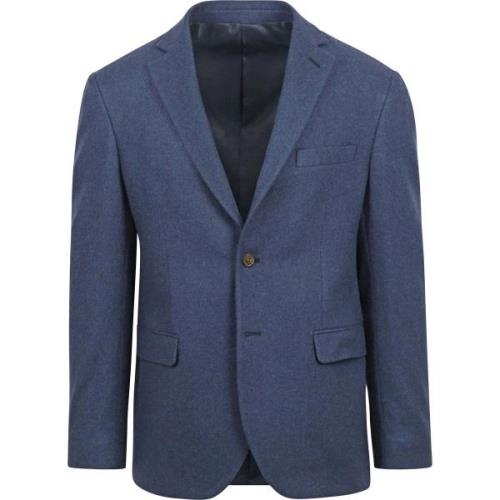 Blazer Suitable Tweed Colbert Mid Blauw