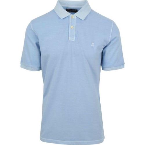 T-shirt Marc O'Polo Poloshirt Faded Lichtblauw